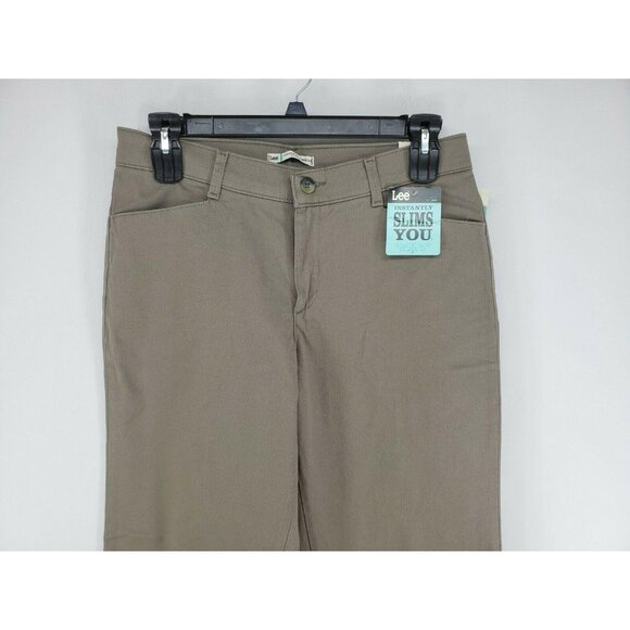Lee Pants Women's Sz 12 Medium Gray Relaxed Fit - Picture 2 of 7